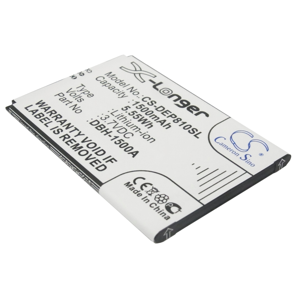 Batterie Batteria del telefono cellulare CS-DEP810SL