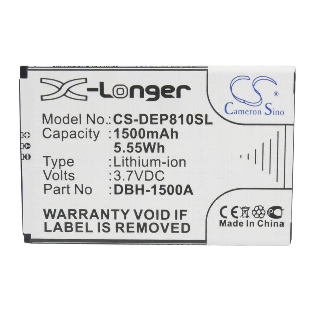 Batterie Batteria del telefono cellulare CS-DEP810SL