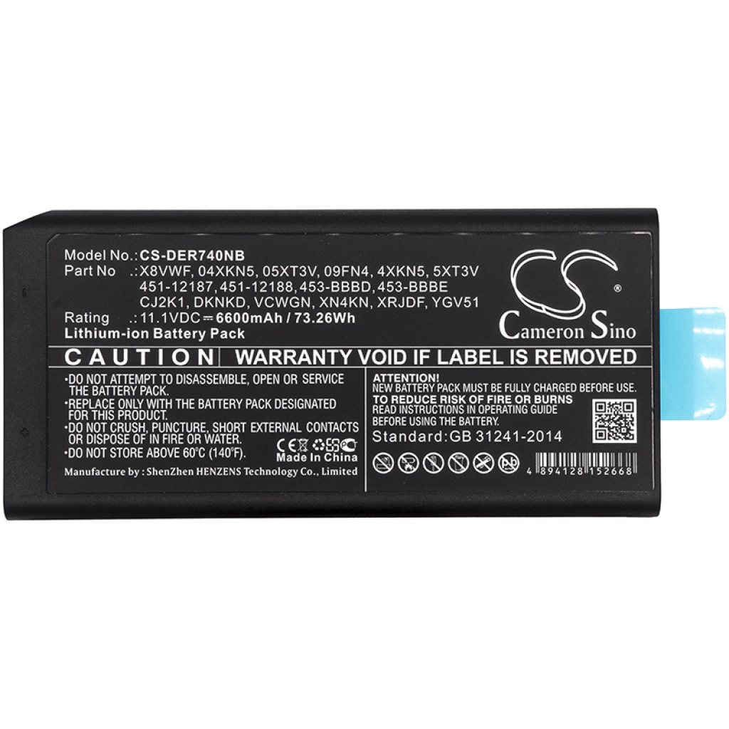 Batterie Sostituisce XRJDF