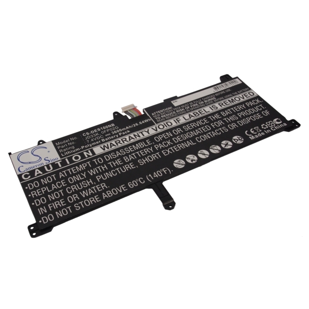 Sostituzione della batteria compatibile per DELL 0FP02G,JD33K