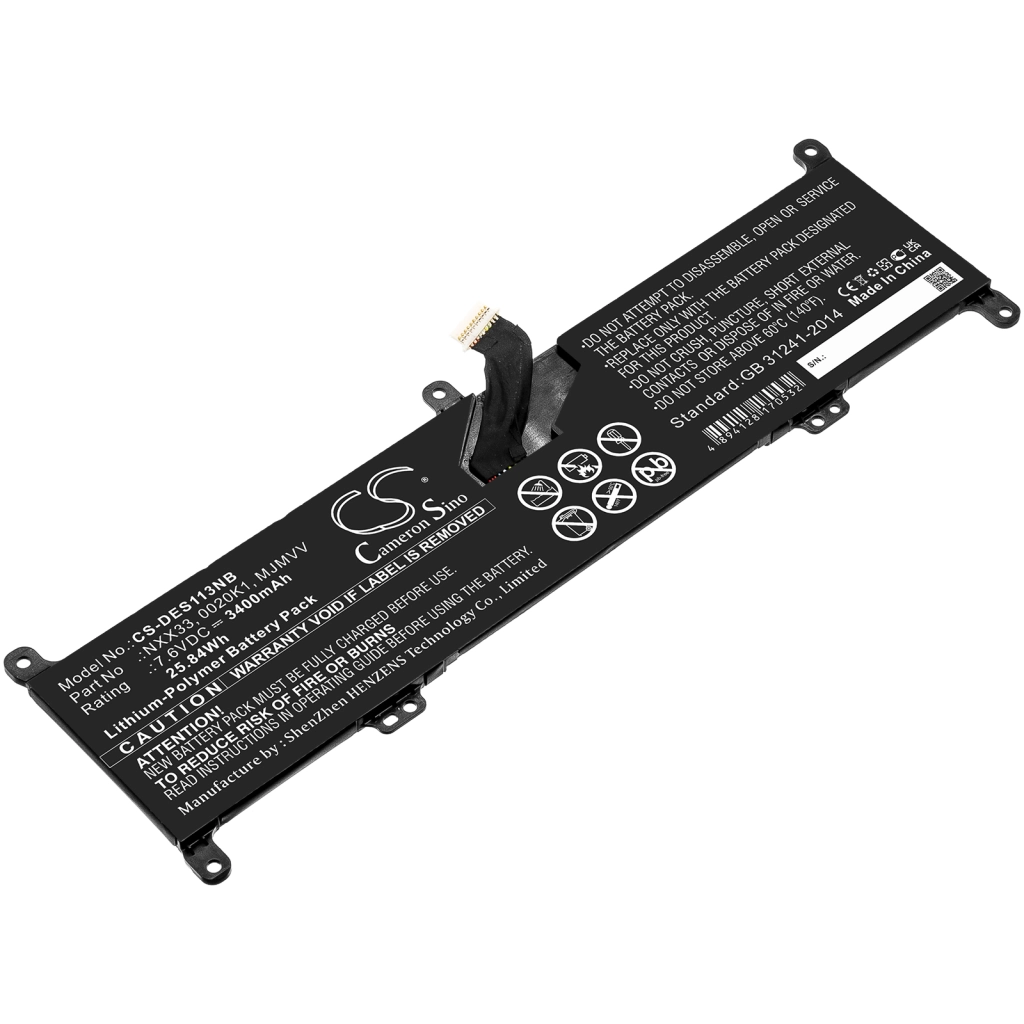 Batterie Batteria notebook CS-DES113NB