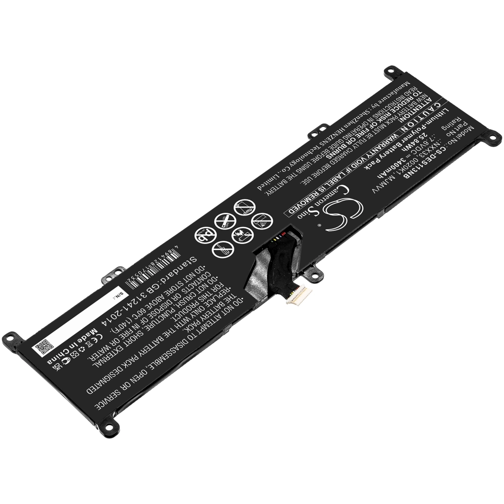 Batterie Batteria notebook CS-DES113NB