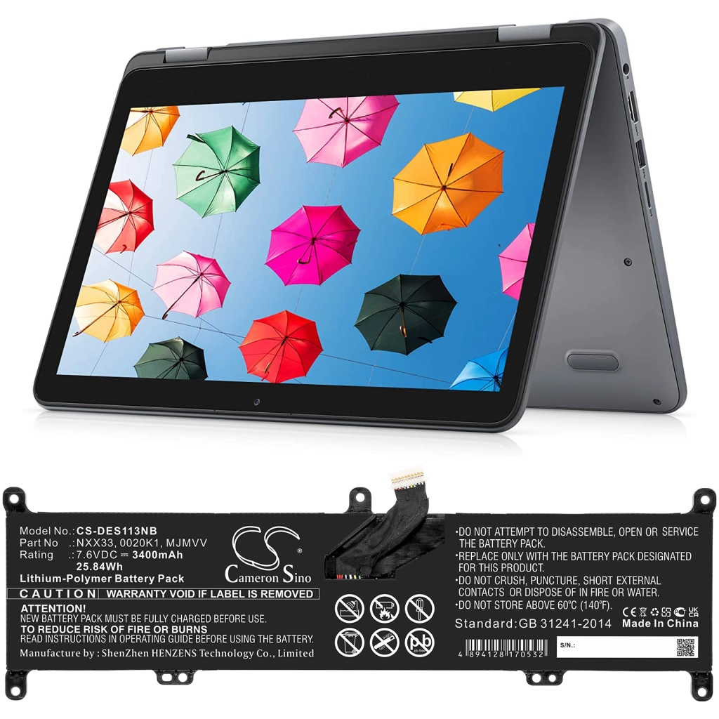 Batterie Batteria notebook CS-DES113NB