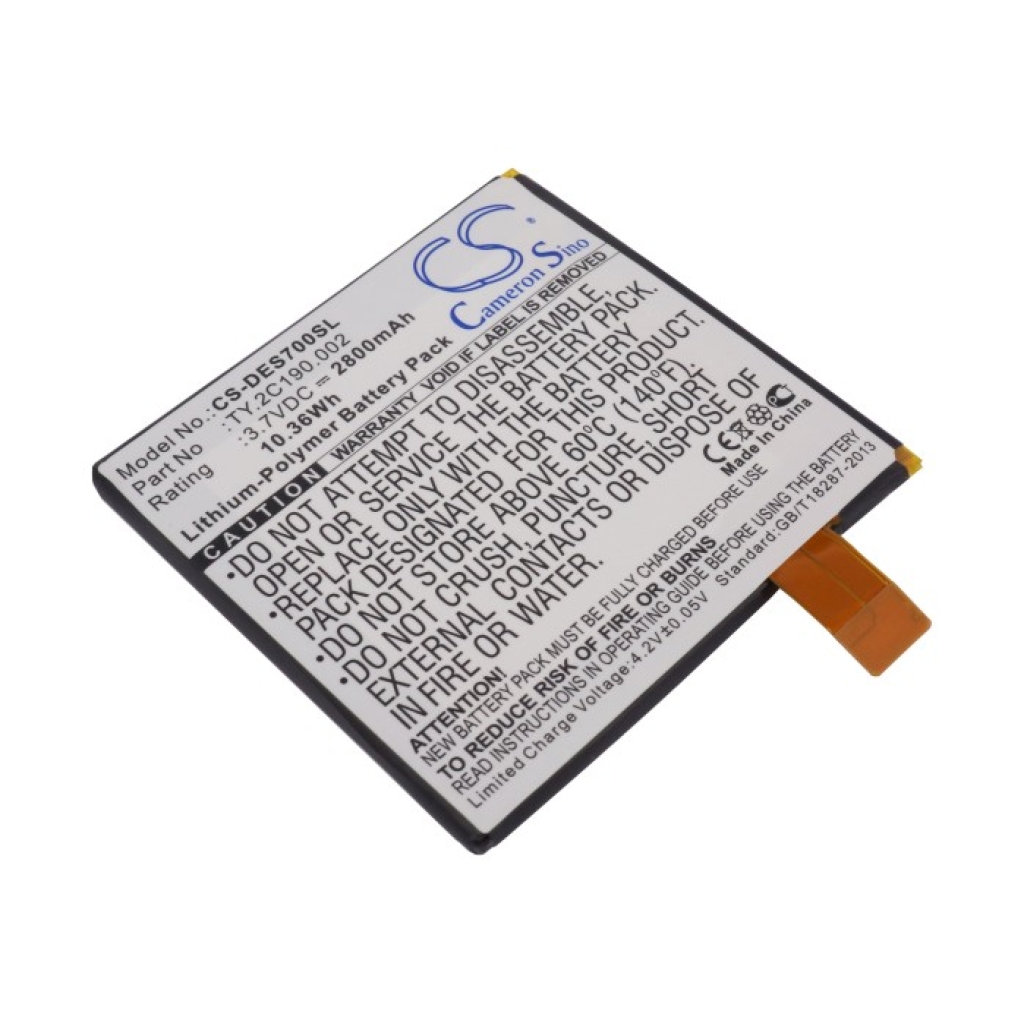 Sostituzione della batteria compatibile per DELL TY.2C190.002