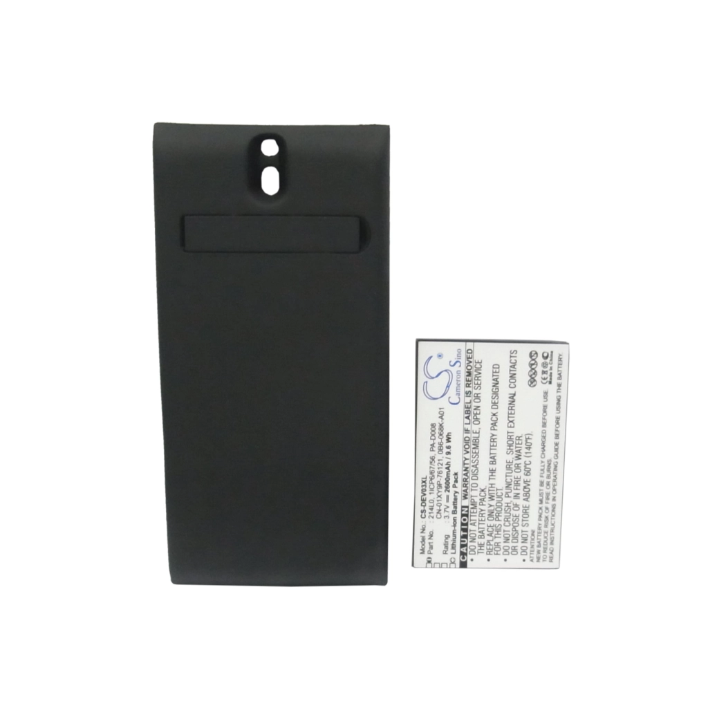 Batterie Batteria del telefono cellulare CS-DEV03XL
