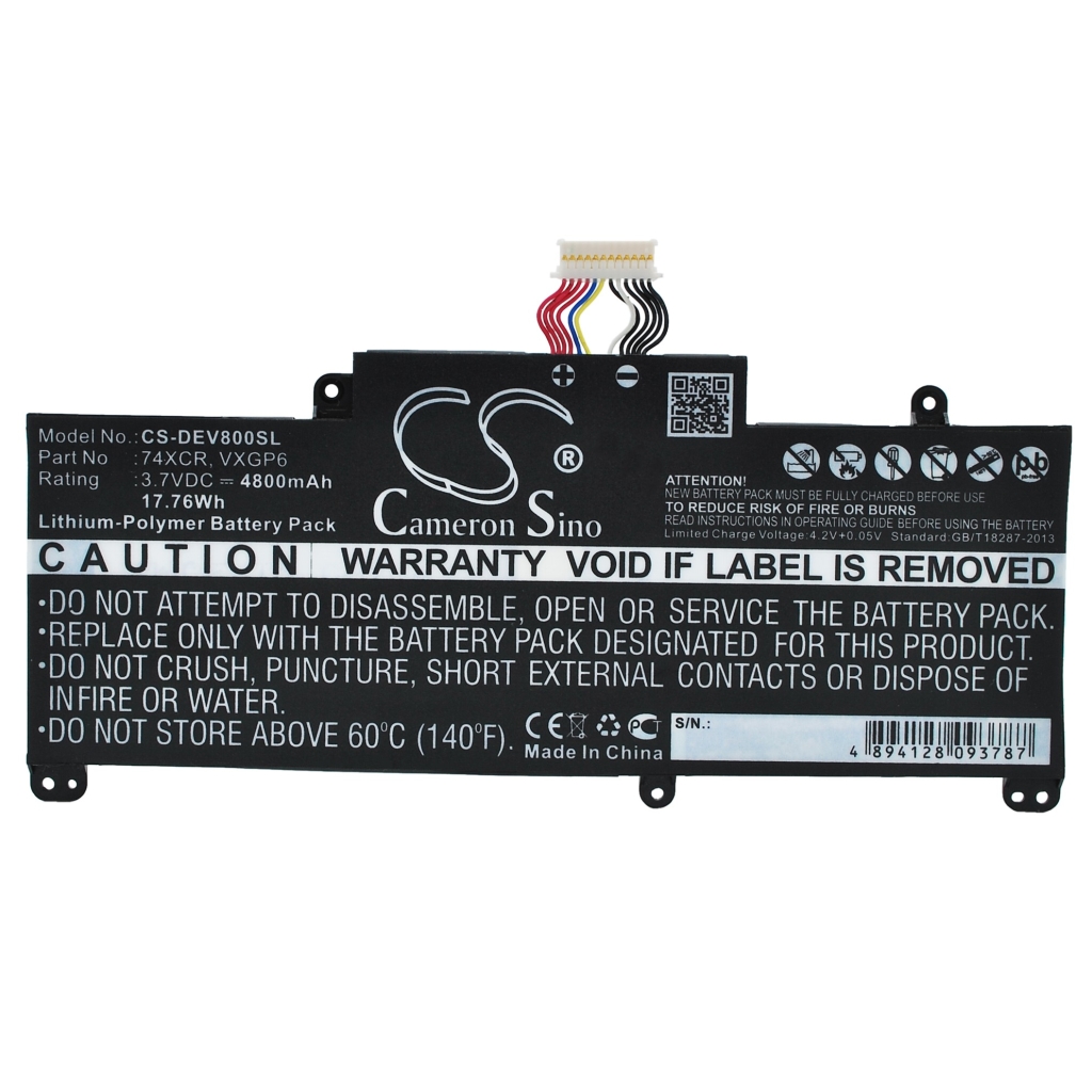 Batterie Sostituisce 74XCR