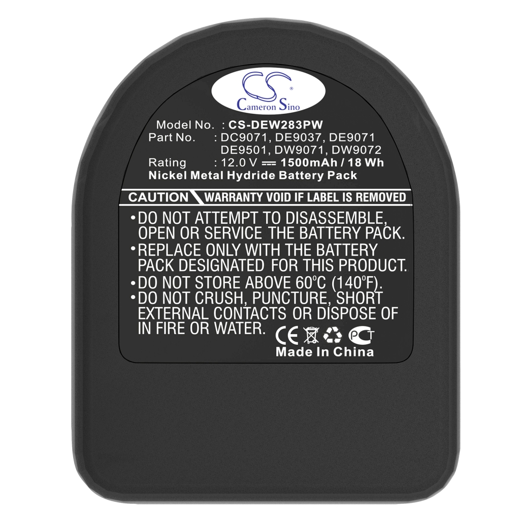 Batterie Sostituisce DW9072