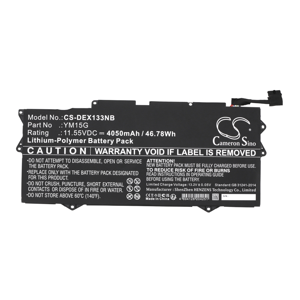 Sostituzione della batteria compatibile per DELL G9FHC,YM15G