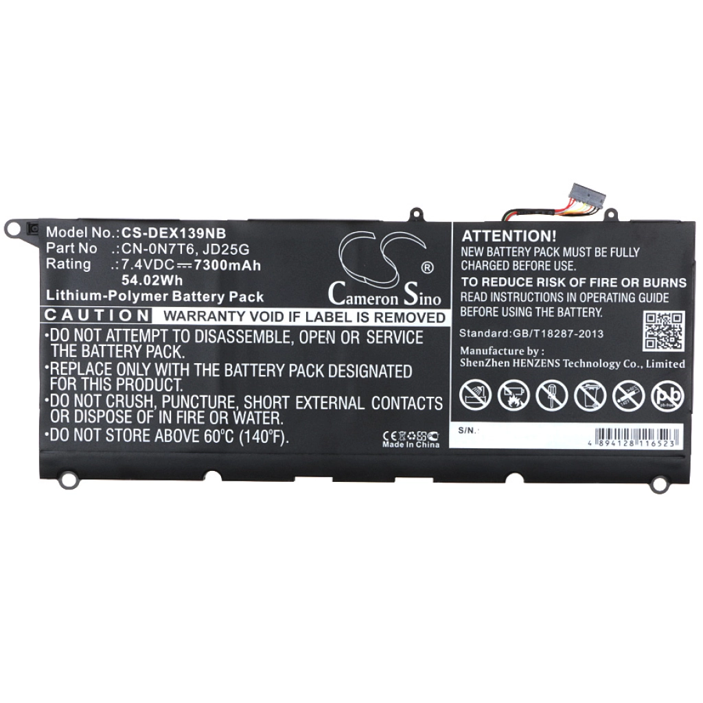 Batterie Batteria notebook CS-DEX139NB