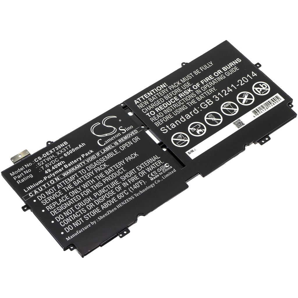 Sostituzione della batteria compatibile per DELL 52TWH,XX3T7