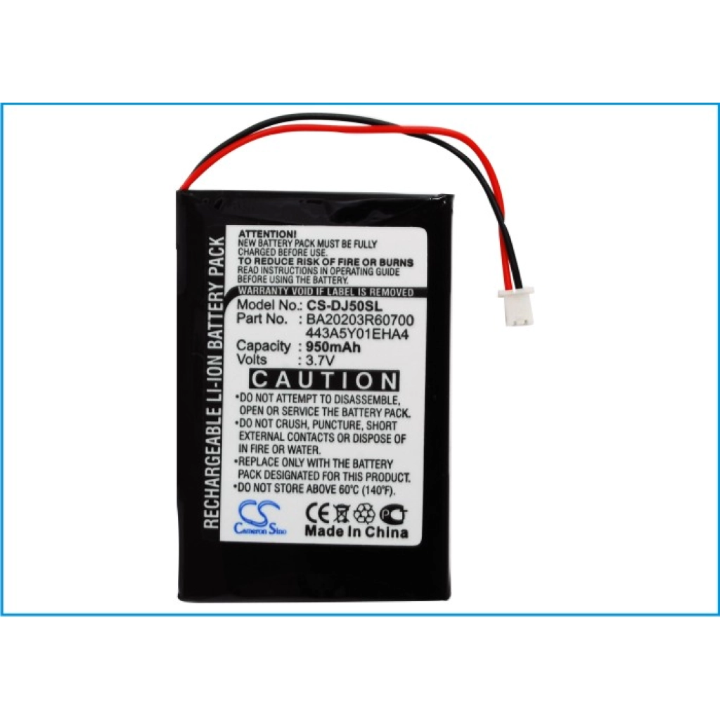 Batterie Batteria MP3, MP4, PMP CS-DJ50SL