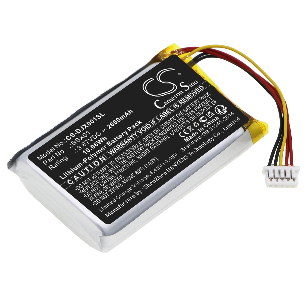 Batterie Batteria del microfono CS-DJX001SL