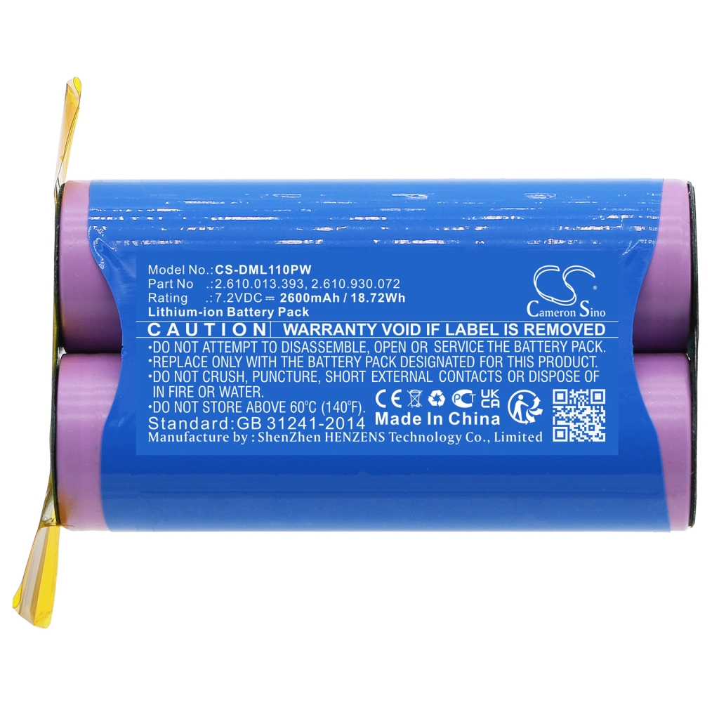 Sostituzione della batteria compatibile per Dremel 2.610.013.393,2.610.930.072