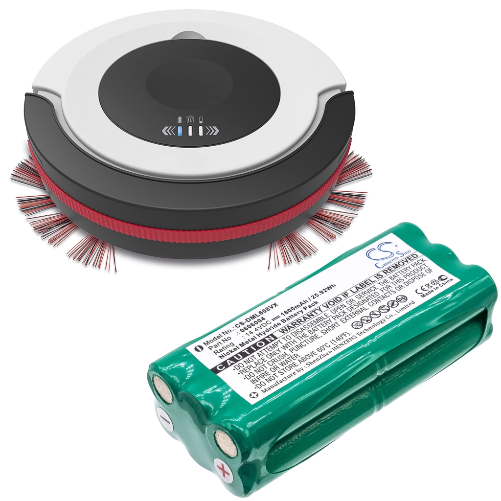 Batteria a vuoto Ecovacs Midea Aircraftvacuums Sichler ... CS-DML608VX