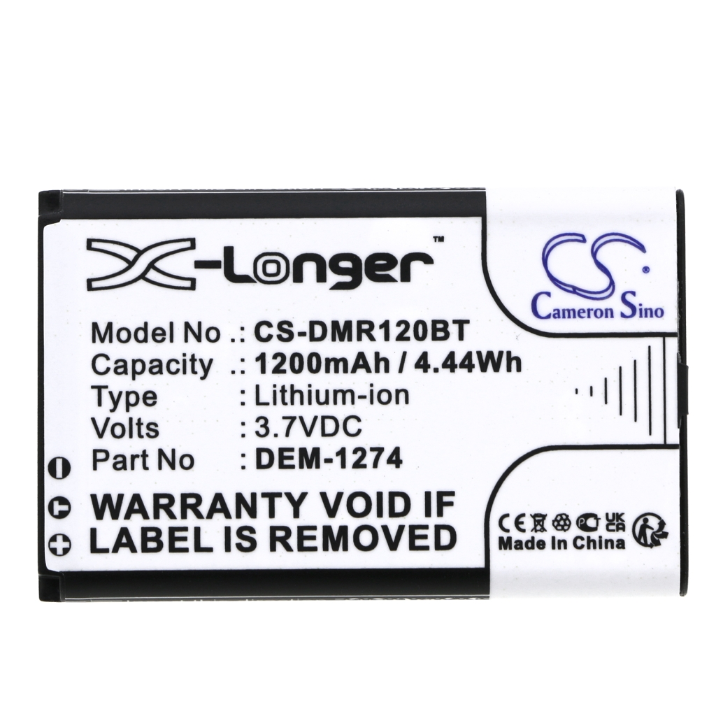 Batteria per telecamera di sicurezza domestica Dem CS-DMR120BT