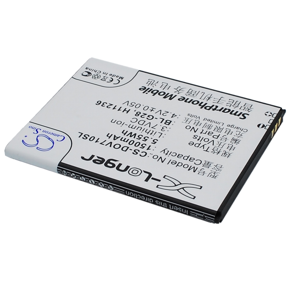 Sostituzione della batteria compatibile per Haier BL-G28,H11236