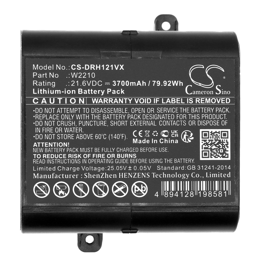 Batterie Sostituisce W2210-6S1P-BWB