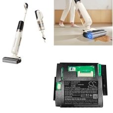 Sostituzione della batteria compatibile per Dreame W2418J-0F