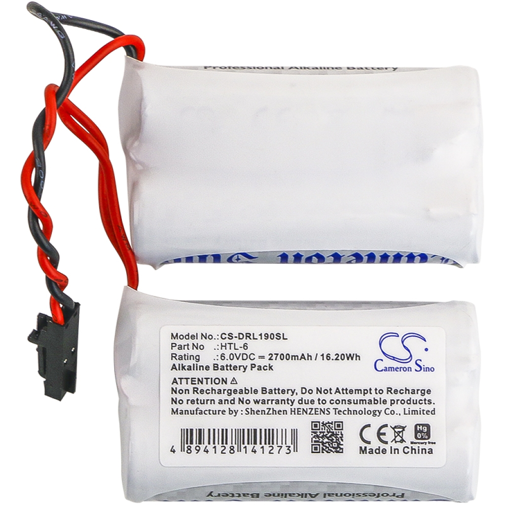 Batteria per telecamera di sicurezza domestica Saflock 6800121 (CS-DRL190SL)