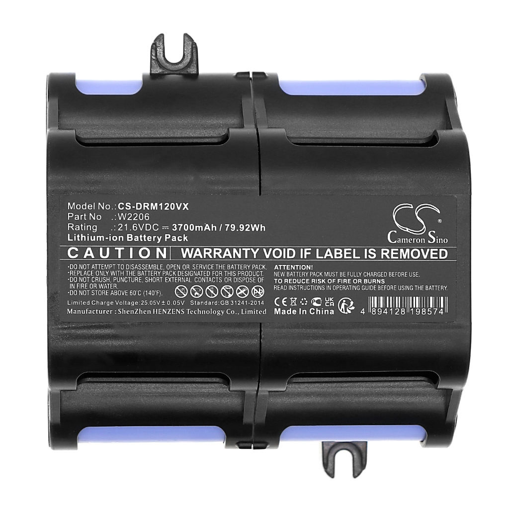 Sostituzione della batteria compatibile per Dreame W2206