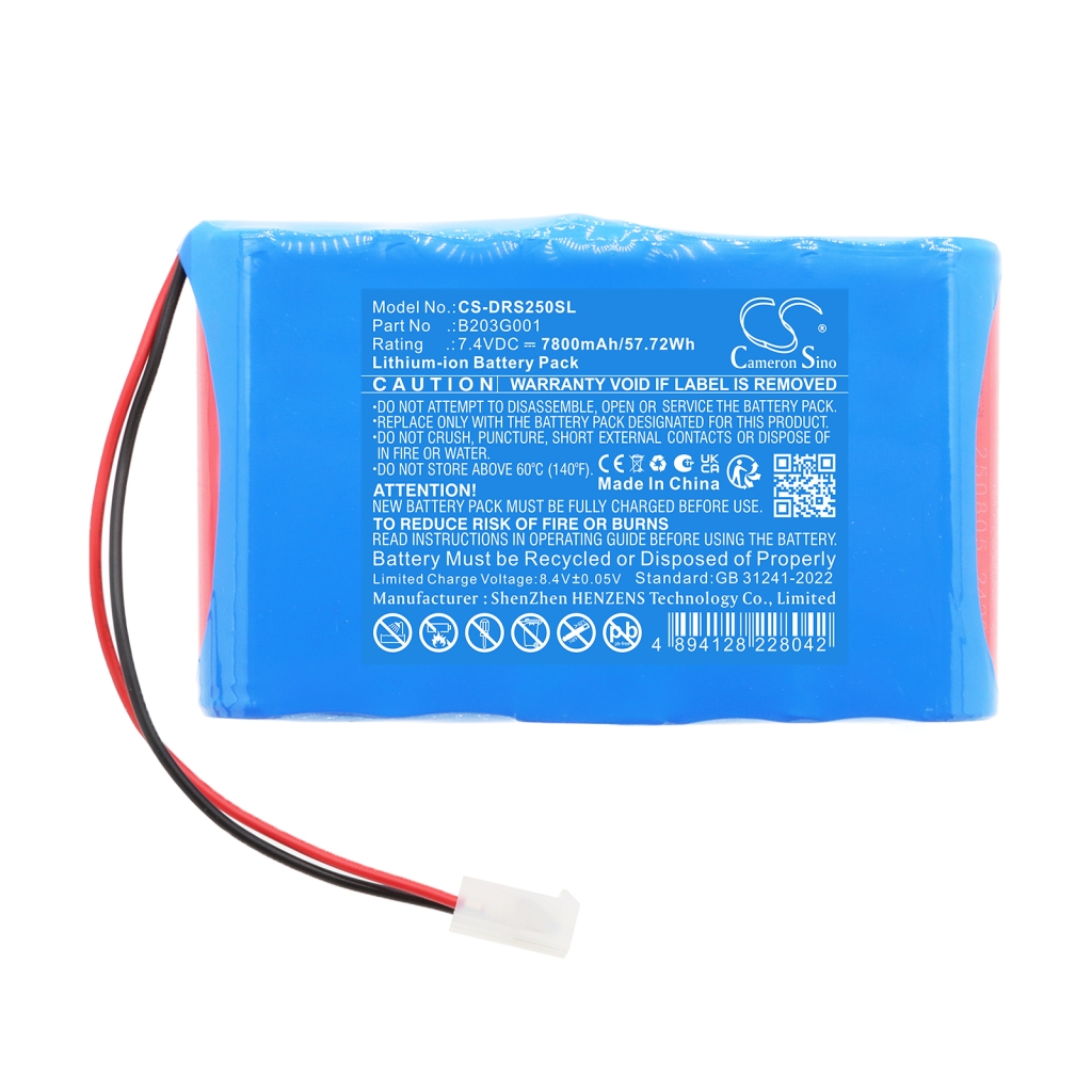 Batteria per Deviser DS2500S