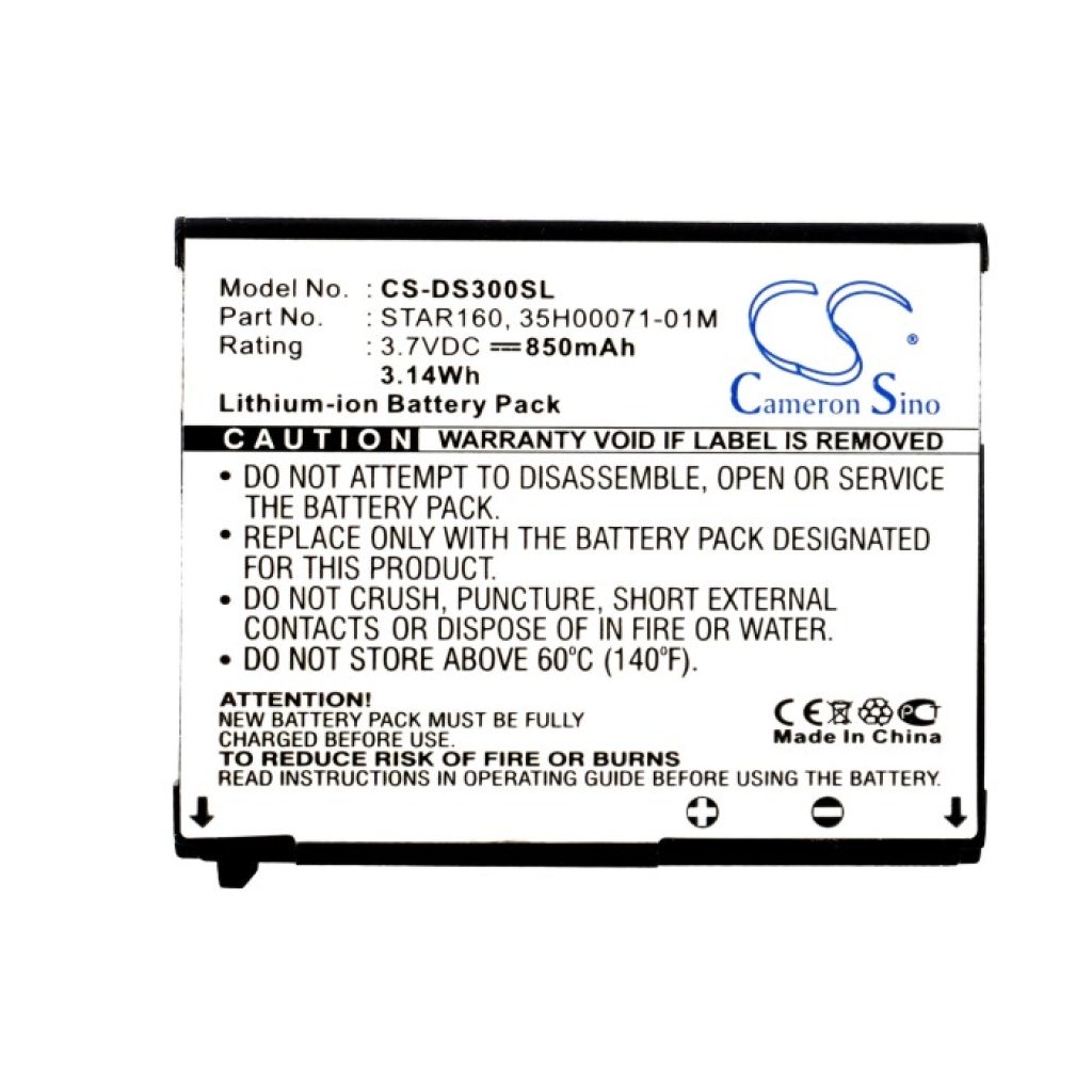 Batteria del telefono cellulare Qtek CS-DS300SL
