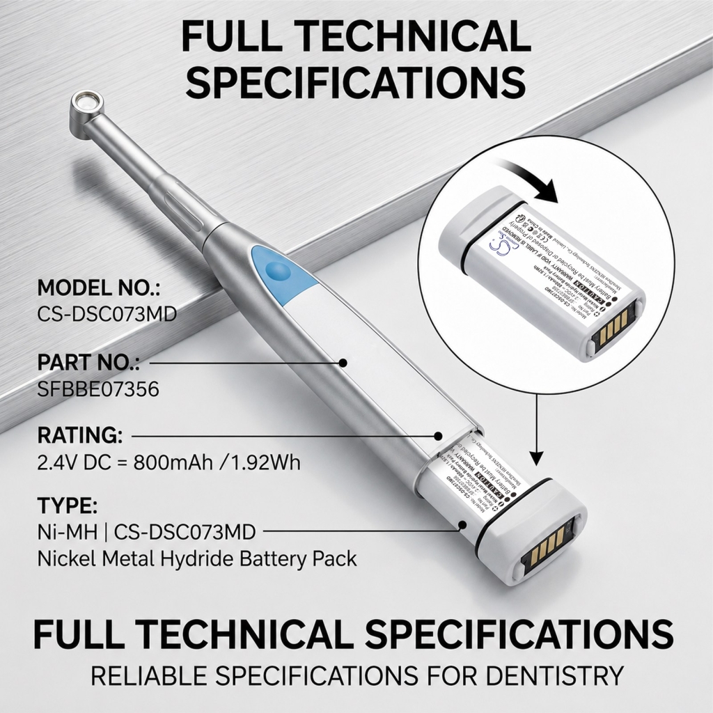 Batteria per Dentsply SmartLite Focus