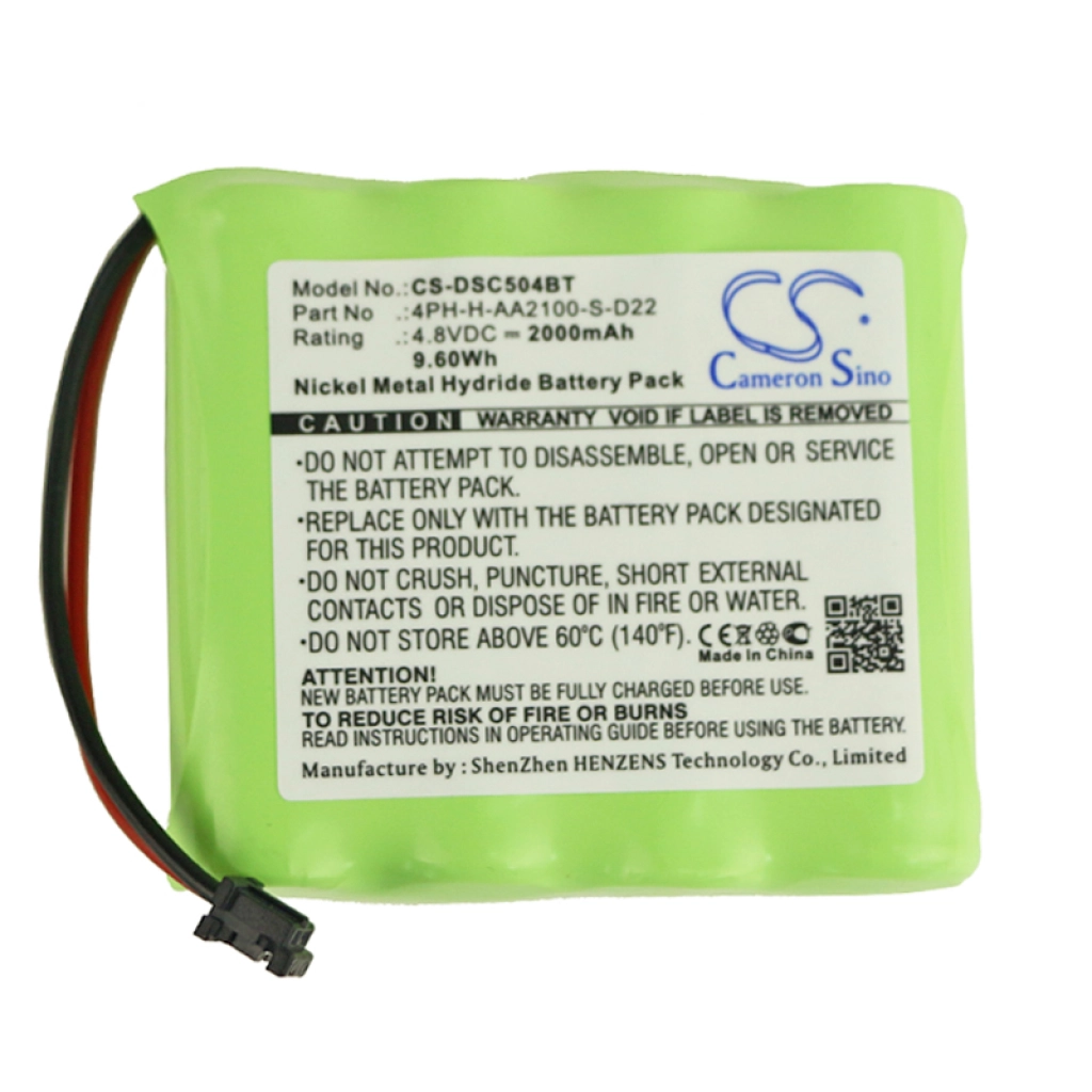 Batteria per telecamera di sicurezza domestica Dsc Security Alarm Panel (CS-DSC504BT)