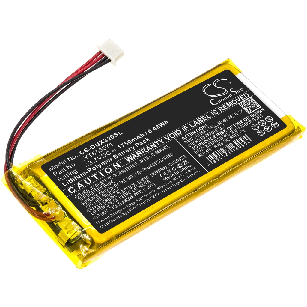 Batterie Batteria MP3, MP4, PMP CS-DUX320SL
