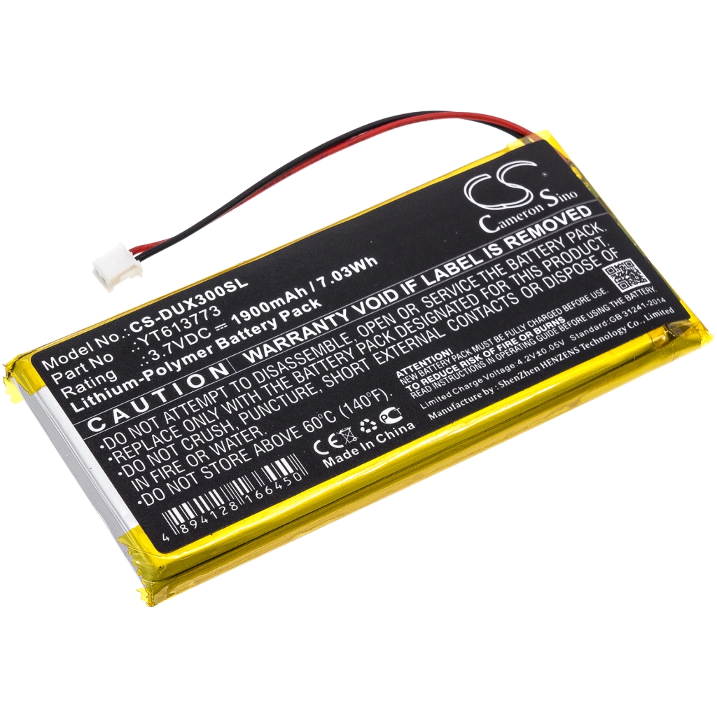 Batterie Batteria MP3, MP4, PMP CS-DUX300SL