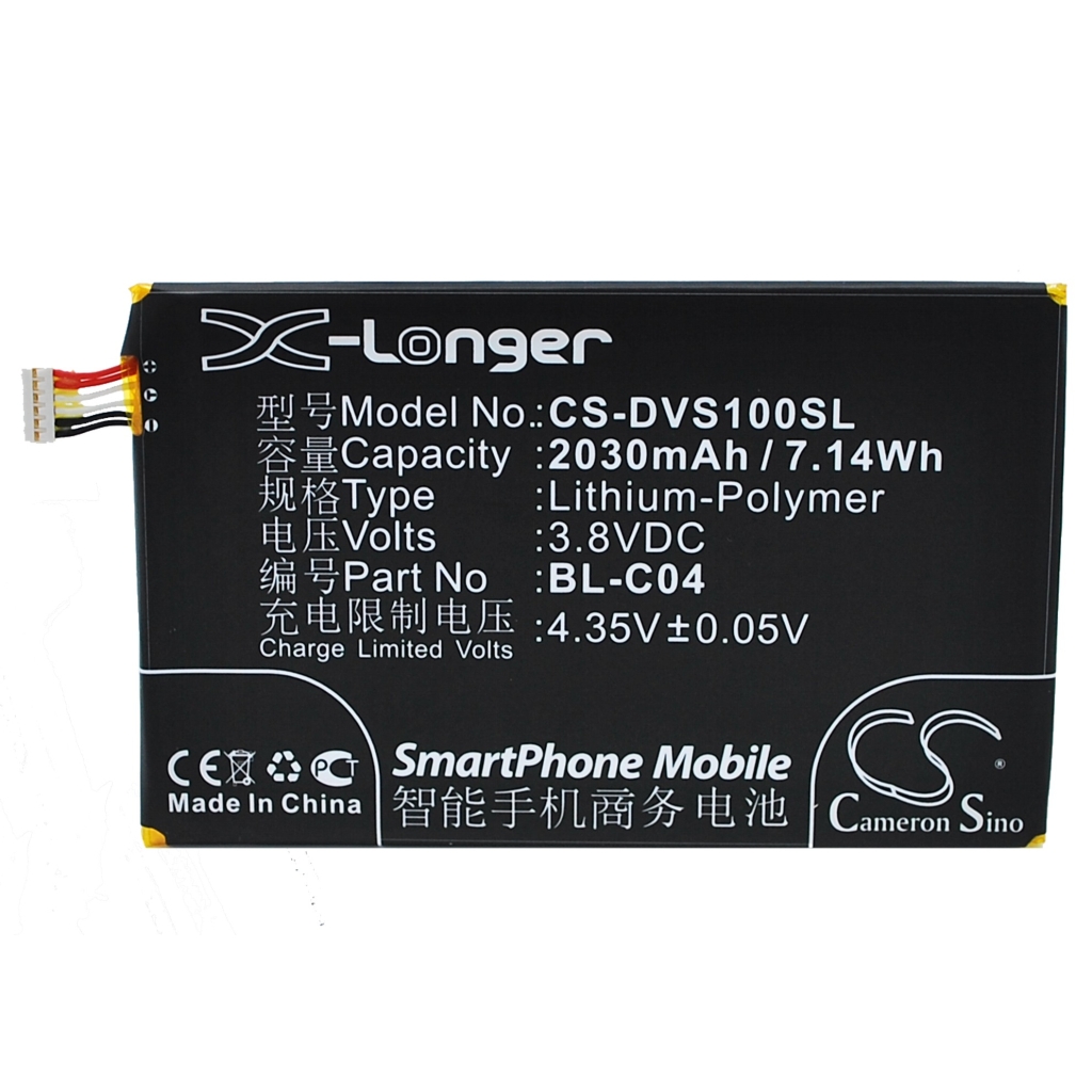 Batteria Sostituisce DOOV PL-C04
