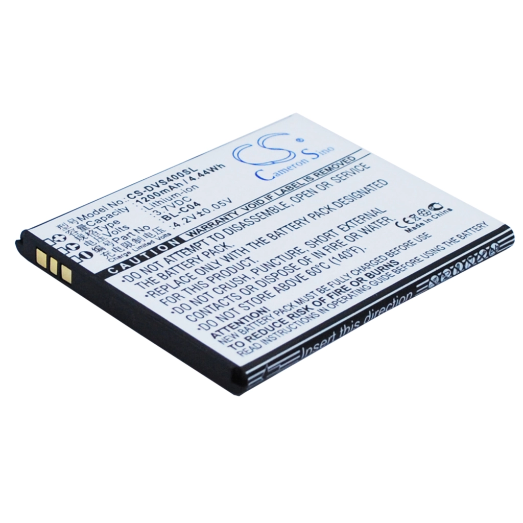 Batterie Batteria del telefono cellulare CS-DVS400SL