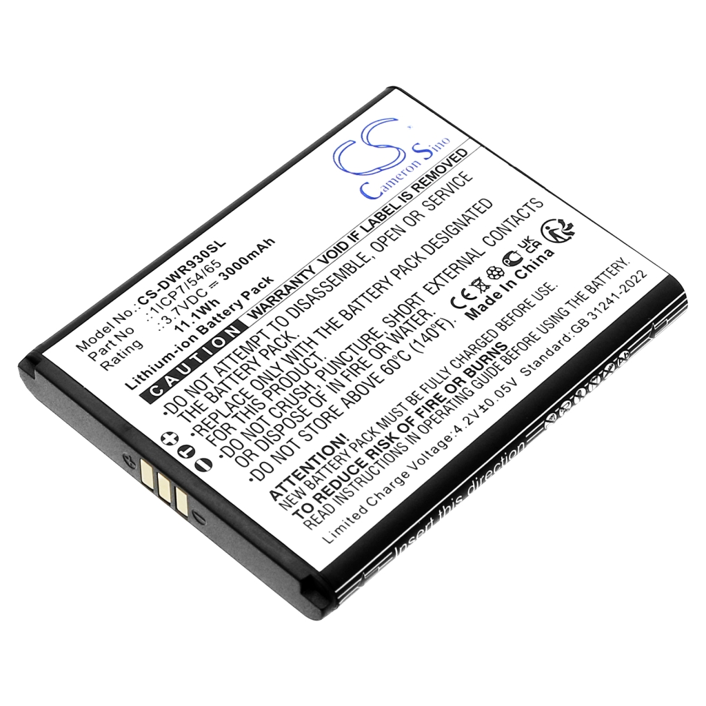 Batterie Batteria hotspot CS-DWR930SL