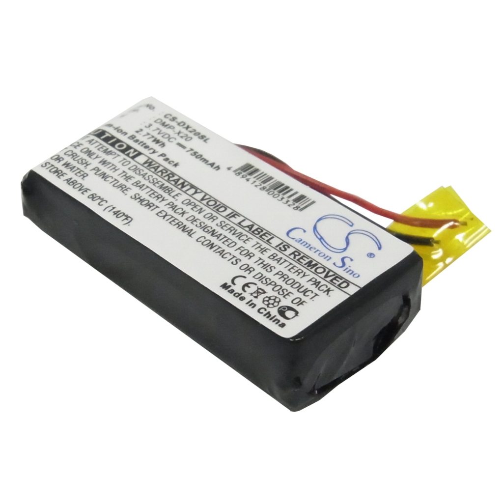 Batterie Batteria MP3, MP4, PMP CS-DX20SL
