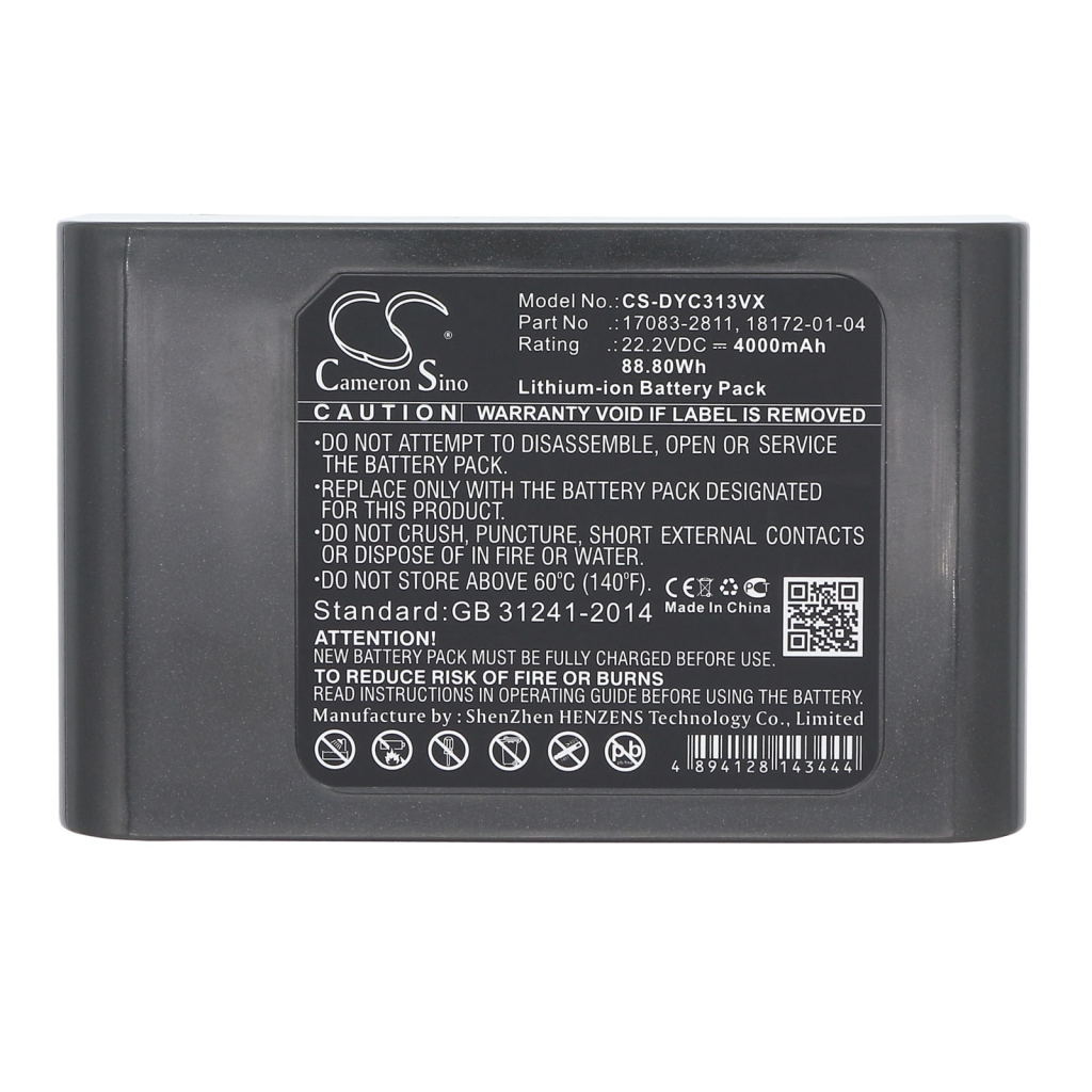 Battery compatible with Dyson CS-DYC313VX