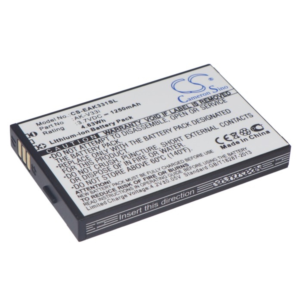 Batterie Sostituisce AK-V33i