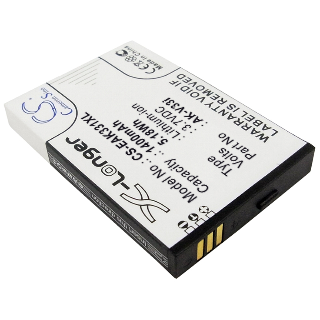 Cameron Sino X-Longer CS-EAK331XL vista etichetta: X-Longer + Cameron Sino, 1400mAh 5,18Wh 3,7VDC