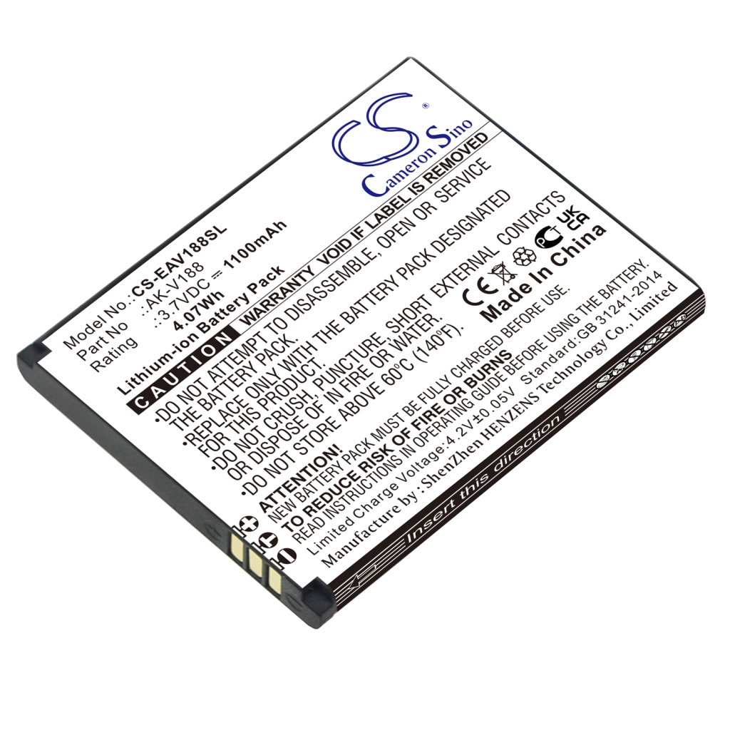 Batterie Batteria del telefono cellulare CS-EAV188SL