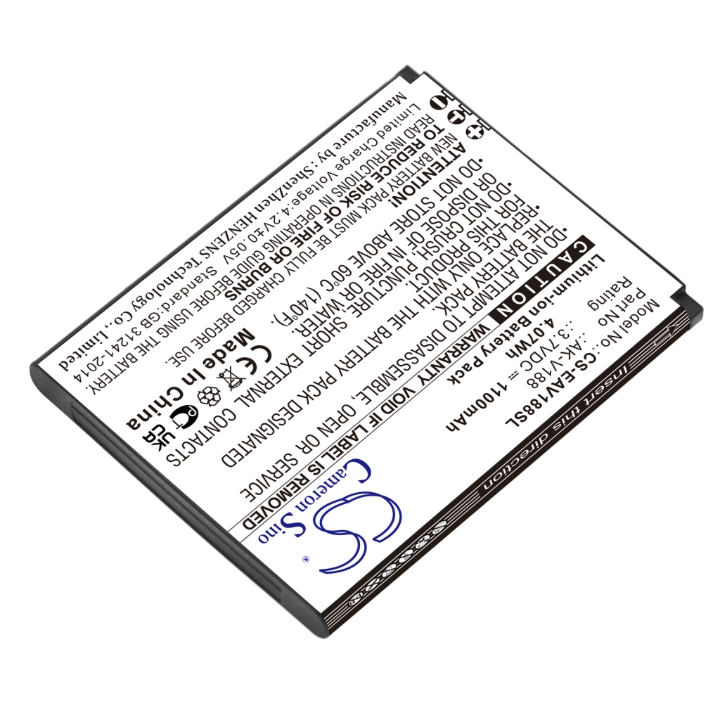 Batterie Batteria del telefono cellulare CS-EAV188SL