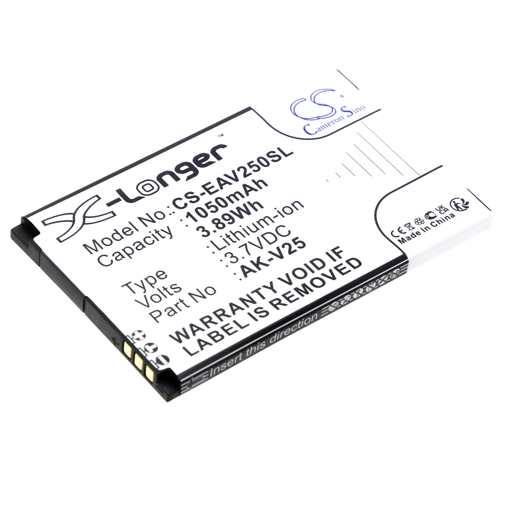 Batterie Batteria del telefono cellulare CS-EAV250SL
