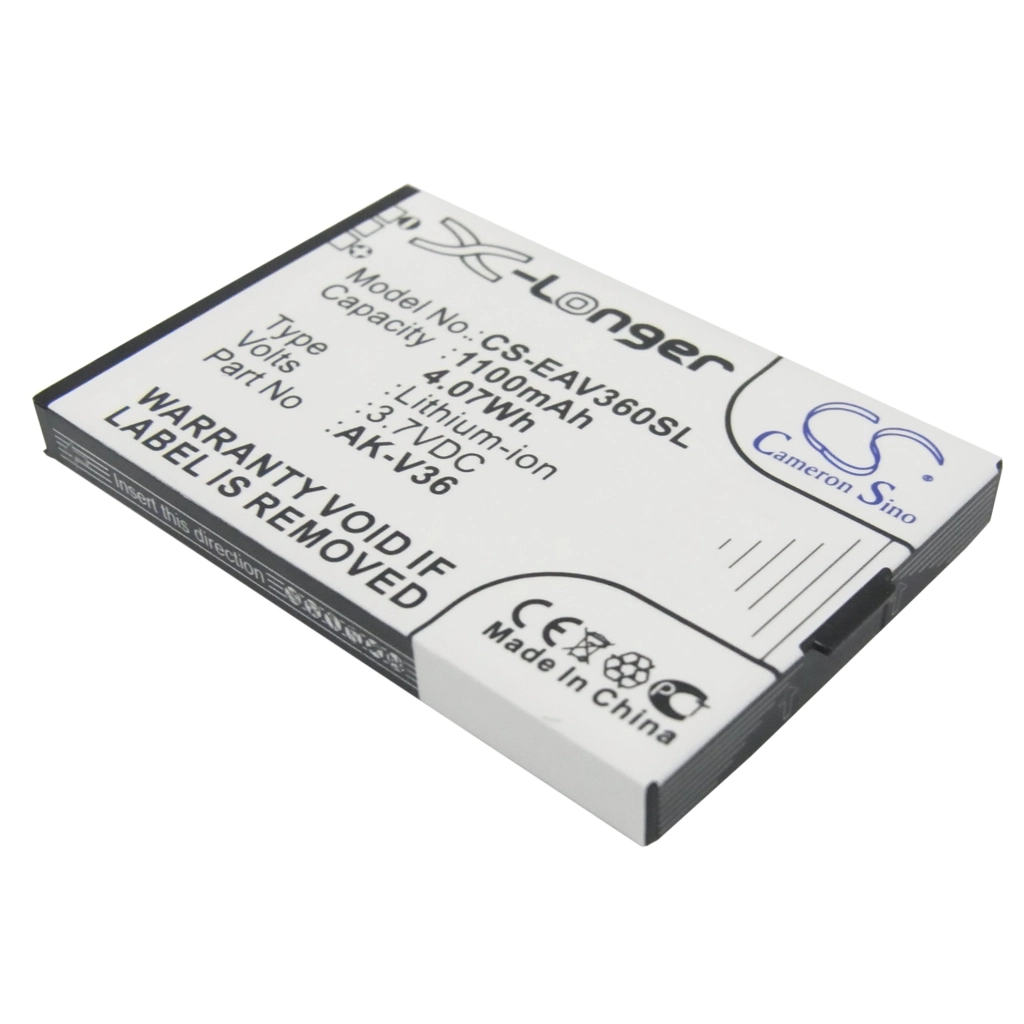 Batterie Batteria del telefono cellulare CS-EAV360SL