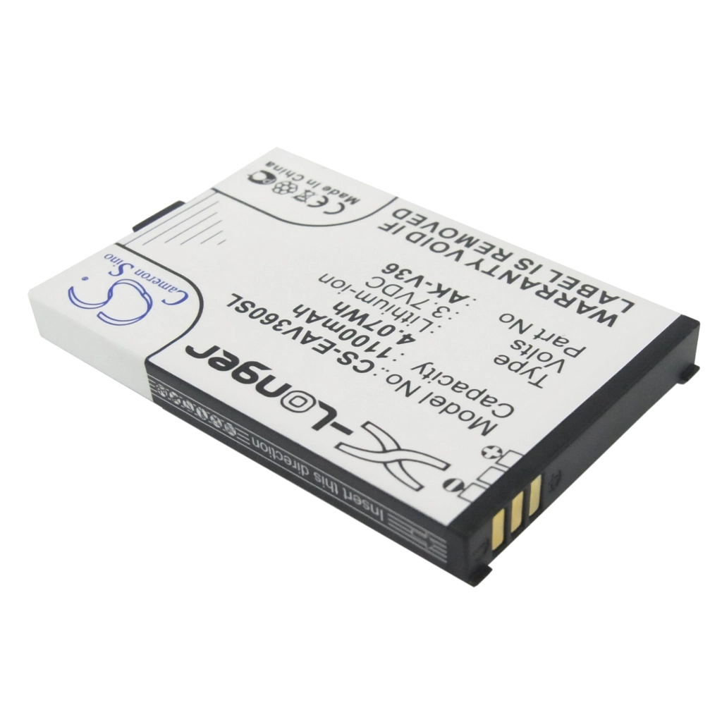 Batterie Batteria del telefono cellulare CS-EAV360SL