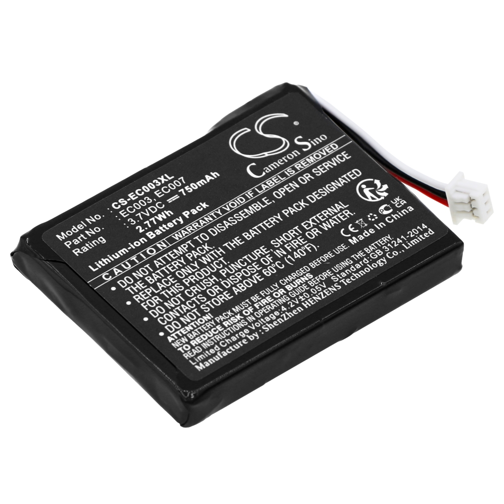 Batterie Sostituisce EC003