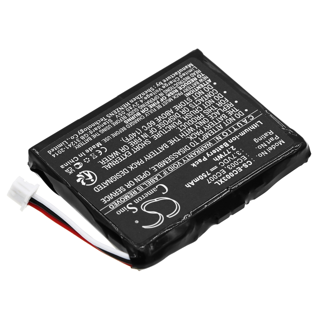Batterie Sostituisce EC003