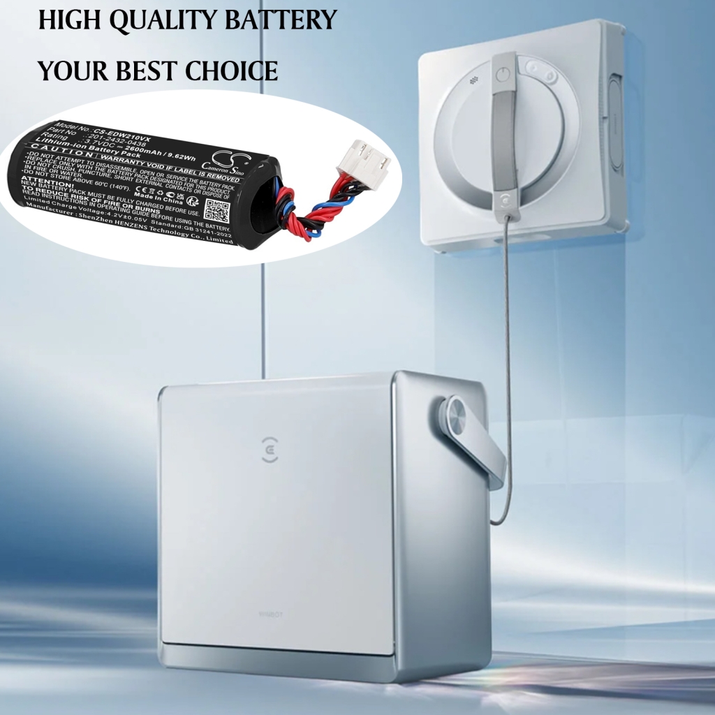 Batteria a vuoto Ecovacs CS-EDW210VX