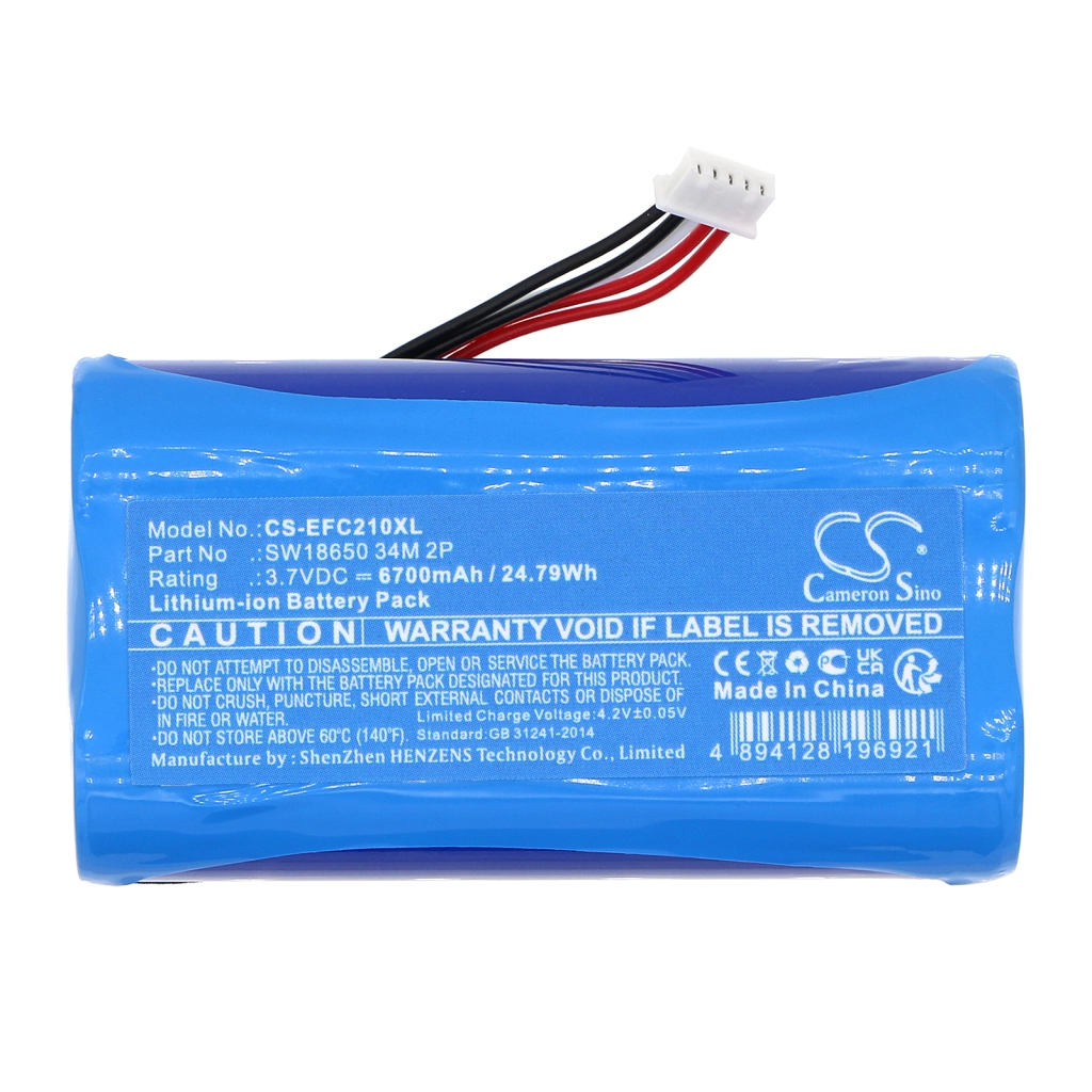 Batterie Batteria per telecamera di sicurezza domestica CS-EFC210XL