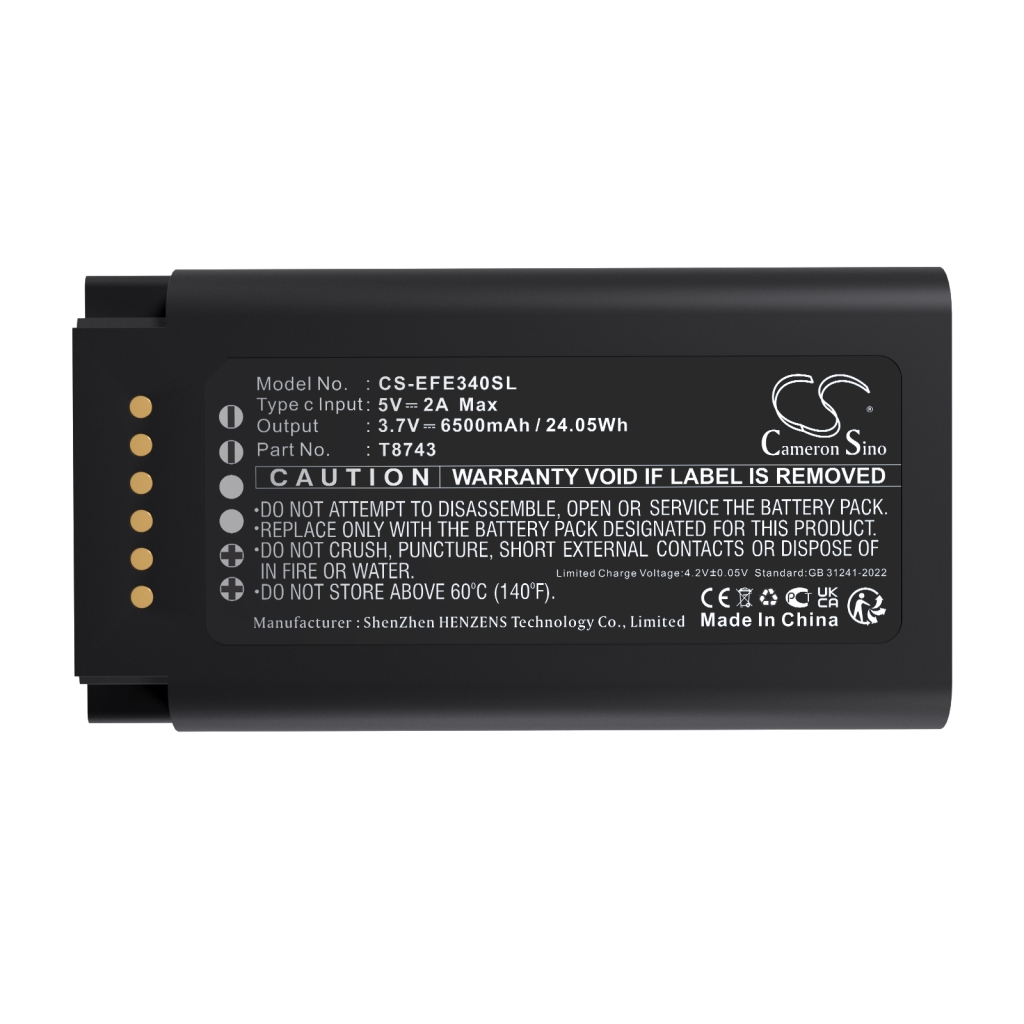 Batterie Sostituisce T8743