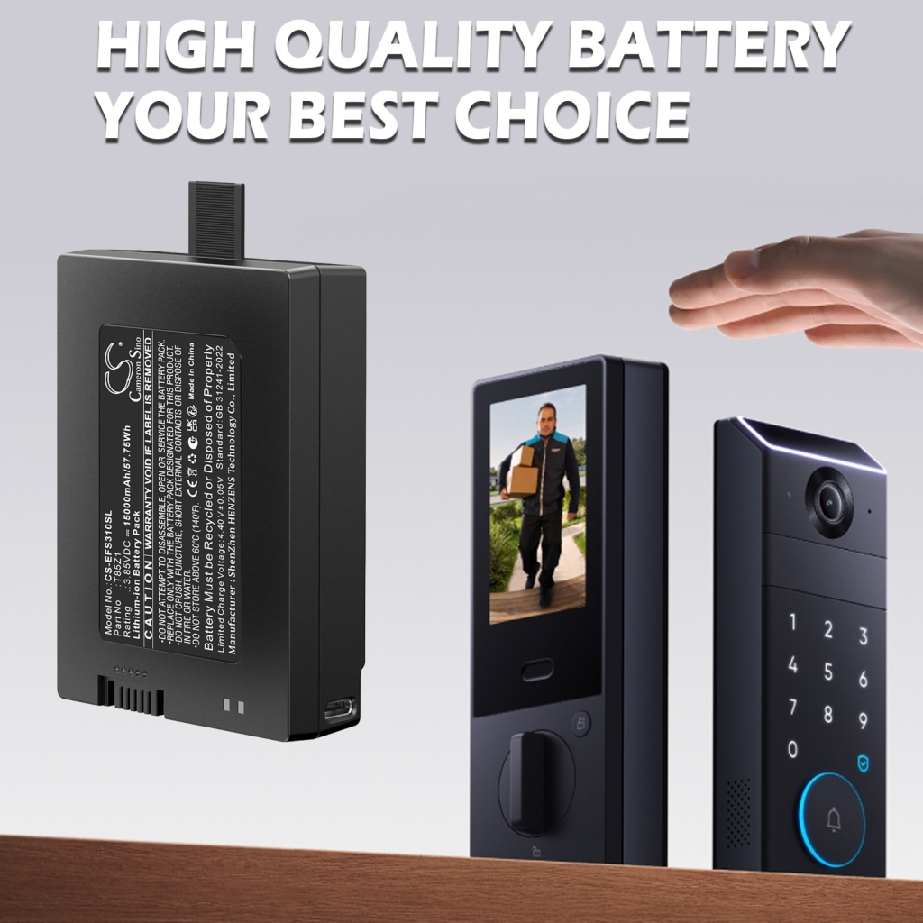 Batteria compatibile con Eufy CS-EFS310SL