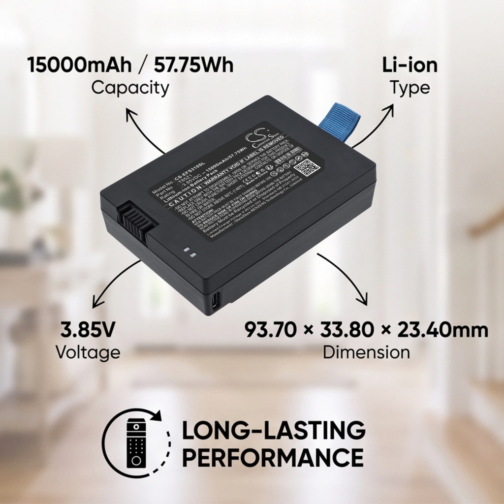 Batteria compatibile con Eufy CS-EFS310SL