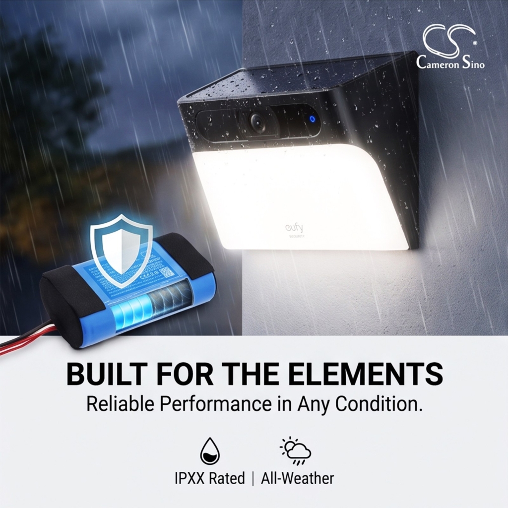 Batterie compatibile con Eufy S120 Solar Wall Light Cam CS-EFT810SL